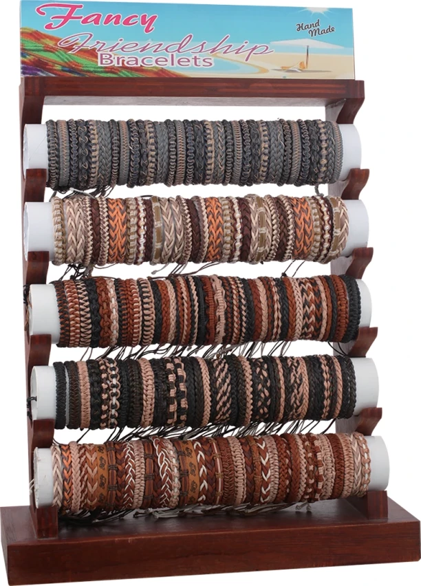 Men’s Ethnic Leather Bracelets Wholesale 175 Pcs.
